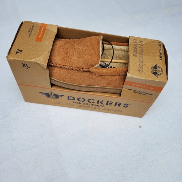 Dockers Size XL 13 Suede Slippers - Picture 2 of 6
